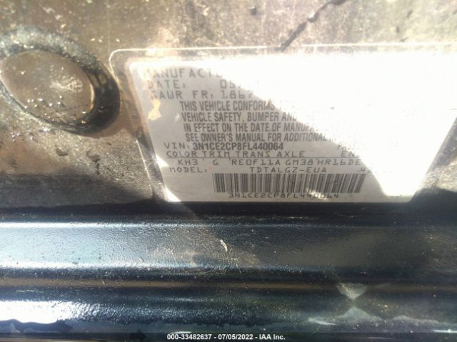 3N1CE2CP8FL440064 Nissan Versa Note Sr