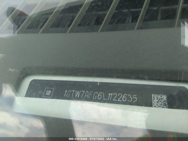2020 GMC Savana, VIN: 1GTW7AFG6L1122635