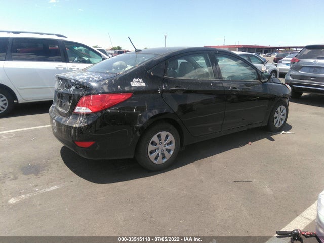 2017 HYUNDAI ACCENT SE VIN: KMHCT4AE5HU355672
