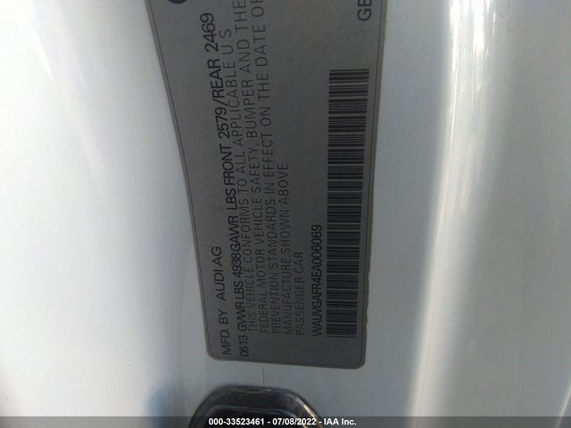 2014 Audi S5, VIN: WAUVGAFR4EA006069