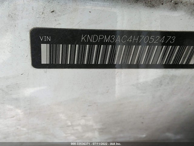 2017 Kia Sportage, VIN: KNDPM3AC4H7052473
