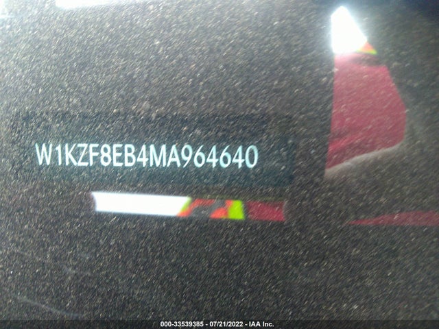 2021 Mercedes-Benz E-Class, VIN: W1KZF8EB4MA964640