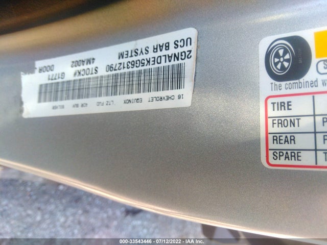Chevrolet Equinox Ltz 2016 2GNALDEK5G6312790 Image 10
