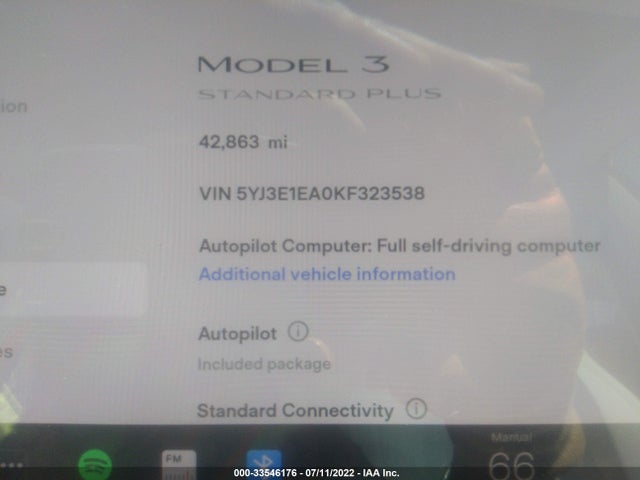 Tesla Model 3 Range 2019 5YJ3E1EA0KF323538 Image 7