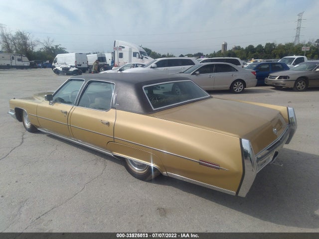 1972 CADILLAC D\'ELEGANCE VIN: 6B69R2Q271960