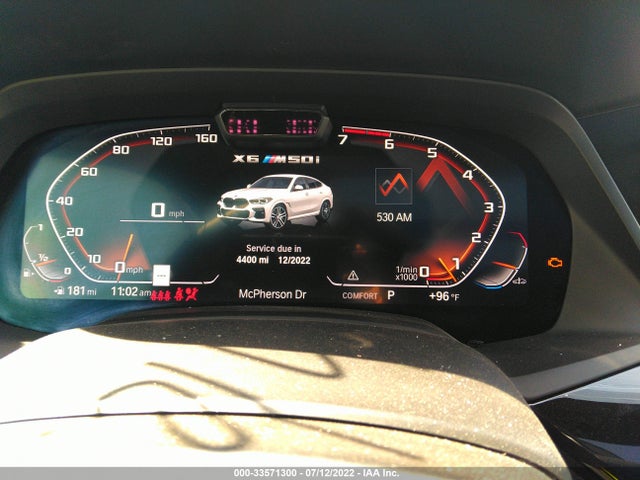 2022 BMW X6, VIN: 5UXCY8C04N9K51427