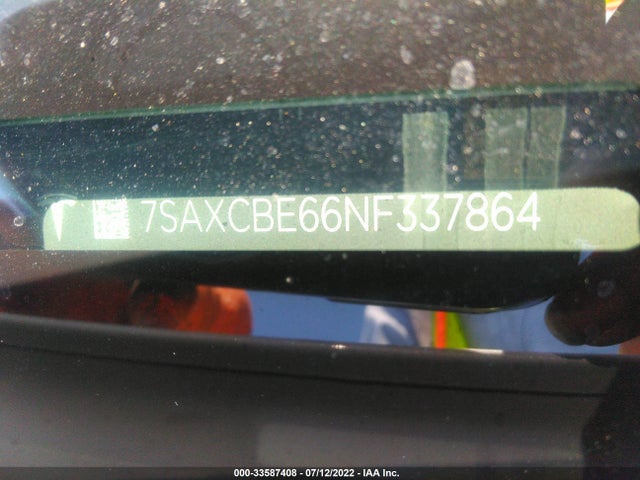 2022 Tesla Model X, VIN: 7SAXCBE66NF337864