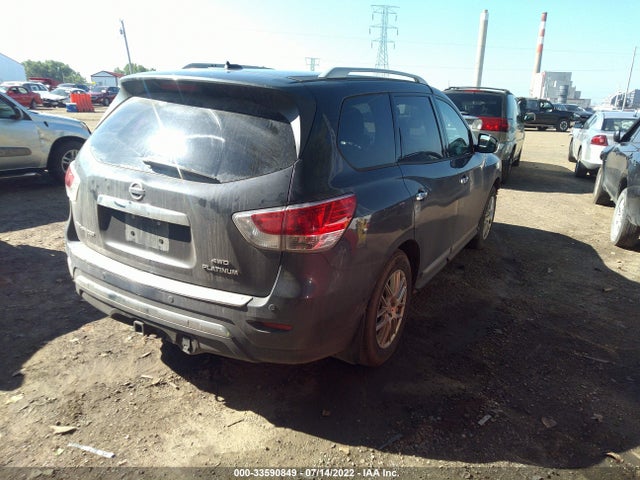 2014 NISSAN PATHFINDER PLATINUM VIN: 5N1AR2MM4EC709857