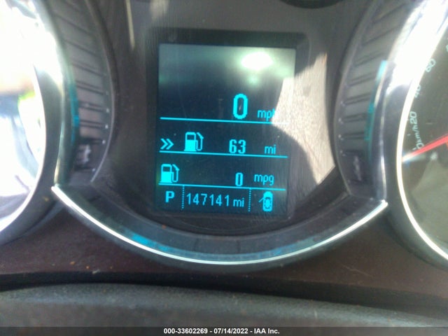 2012 CHEVROLET CRUZE LT W/2LT VIN: 1G1PG5SC7C7200442