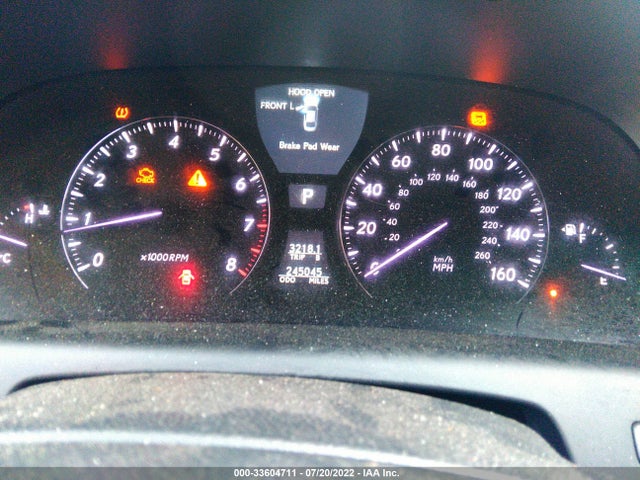 2007 LEXUS LS 460 VIN: JTHBL46F775037853