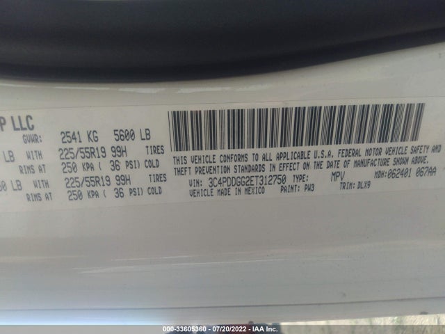 Dodge Journey Crossroad 2014 3C4PDDGG2ET312750 Image 10