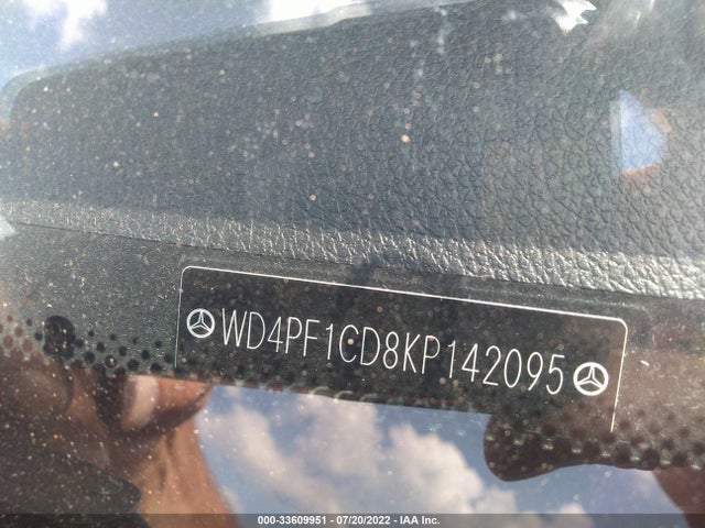 2019 Mercedes-Benz Sprinter, VIN: WD4PF1CD8KP142095