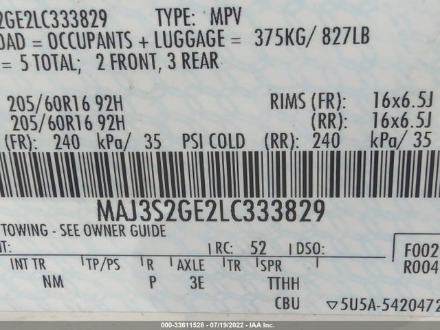 Ford Ecosport Se 2020 MAJ3S2GE2LC333829 Image 11
