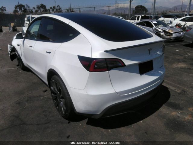 2022 TESLA MODEL Y 7SAYGDEF5NF490045 Photo 2