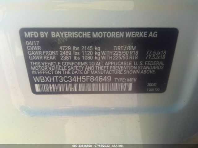 WBXHT3C34H5F84649 BMW X1 Xdrive28i