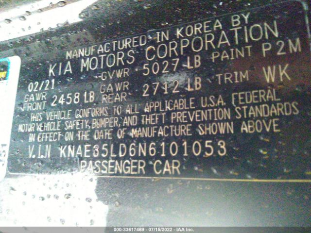 KNAE35LD6N6101053 KIA Stinger Gt-line