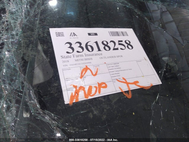 JA4AR3AU2JZ029990 Mitsubishi Outlander Sport 2.0