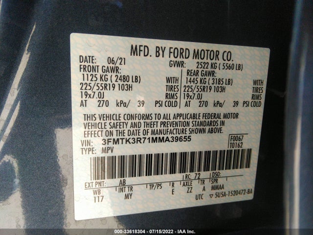 2021 Ford Mustang, VIN: 3FMTK3R71MMA39655