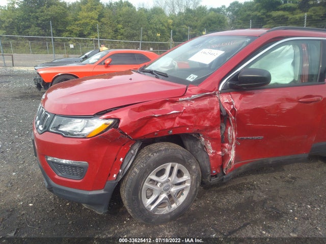 2019 JEEP COMPASS SPORT VIN: 3C4NJCAB4KT637578