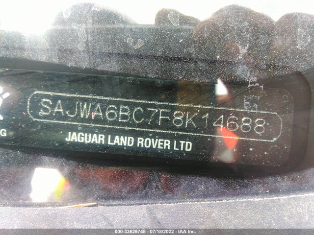2015 Jaguar F-TYPE, VIN: SAJWA6BC7F8K14688