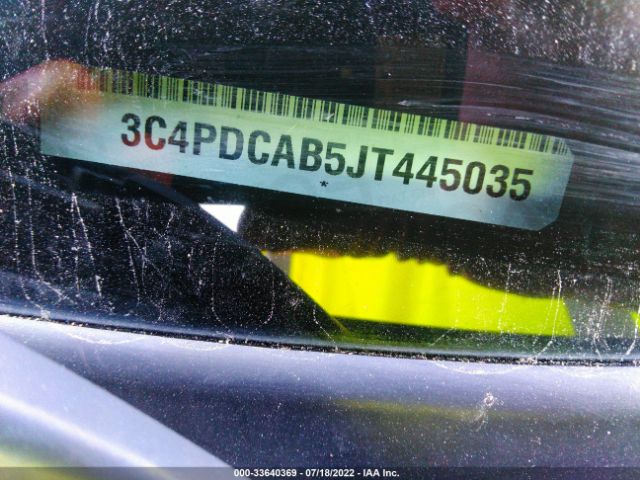 3C4PDCAB5JT445035 Dodge JOURNEY SE