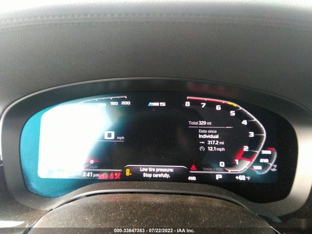 2022 BMW M5, VIN: WBS83CH0XNCK37237
