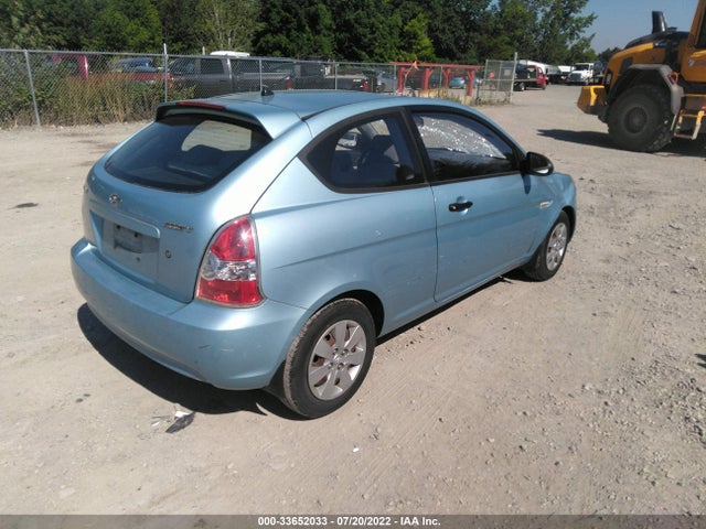 2008 HYUNDAI ACCENT GS VIN: KMHCM36C18U066822