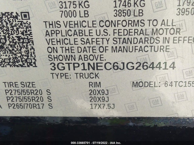 GMC Sierra 1500 Slt 2018 3GTP1NEC6JG264414 Image 9