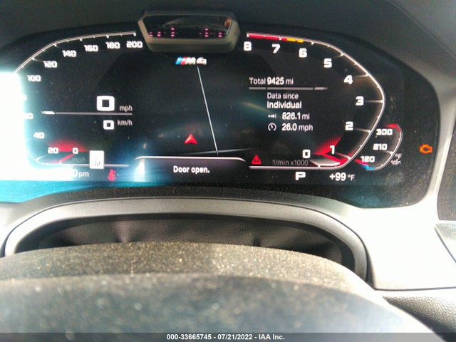 2021 BMW M4, VIN: WBS33AZ09MCG80462