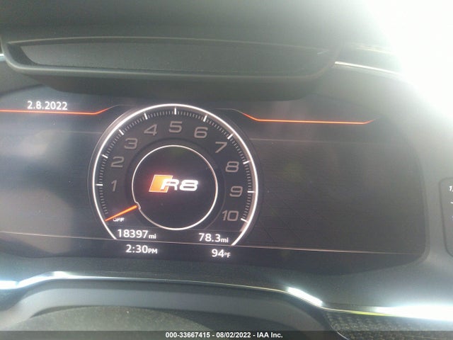 2018 Audi R8, VIN: WUAKBAFX3J7900481