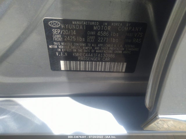 2015 Hyundai Sonata, VIN: KMHEC4A41FA130986