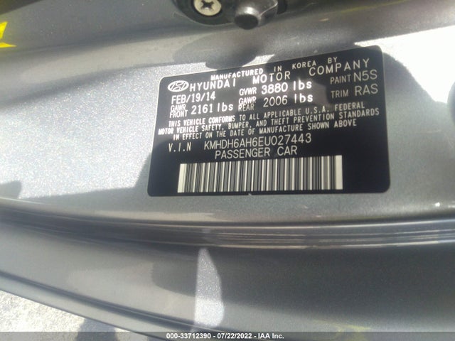 Hyundai ELANTRA COUPE 2014 KMHDH6AH6EU027443 Image 10
