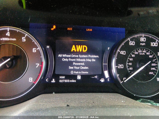 5J8TC2H72LL032504 Acura Rdx W/advance Pkg