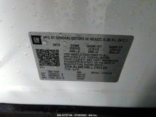 3GKALMEV8LL140123 GMC Terrain Sle