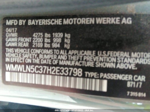2017 Mini Clubman, VIN: WMWLN5C37H2E33798