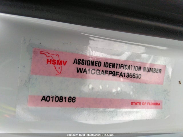 2015 Audi SQ5, VIN: WA1CGAFP9FA136630