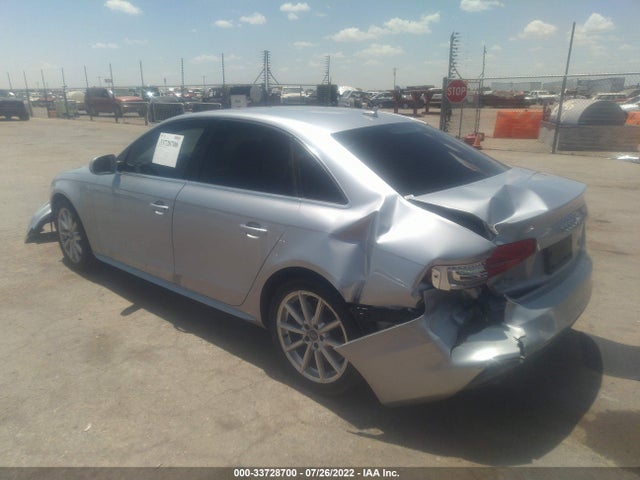 2015 AUDI A4 PREMIUM VIN: WAUBFAFL1FN031281