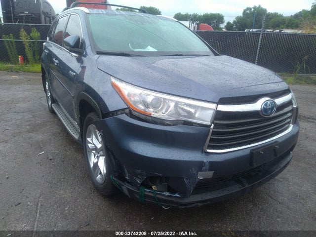 2016 Toyota Highlander, VIN: 5TDDCRFH7GS019792