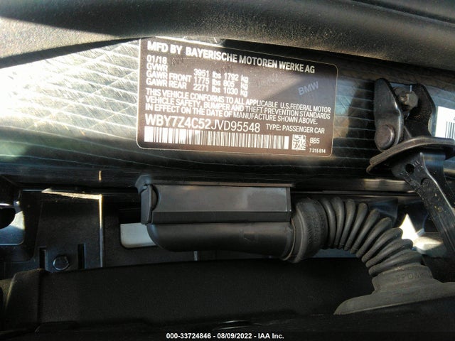 2018 BMW i3, VIN: WBY7Z4C52JVD95548
