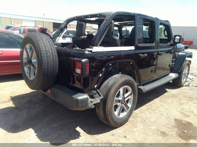 2018 JEEP WRANGLER UNLIMITED SAHARA VIN: 1C4HJXEGXJW107554