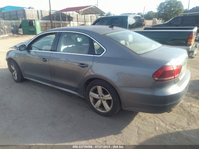 2013 VOLKSWAGEN PASSAT SE W/SUNROOF VIN: 1VWBH7A39DC008120