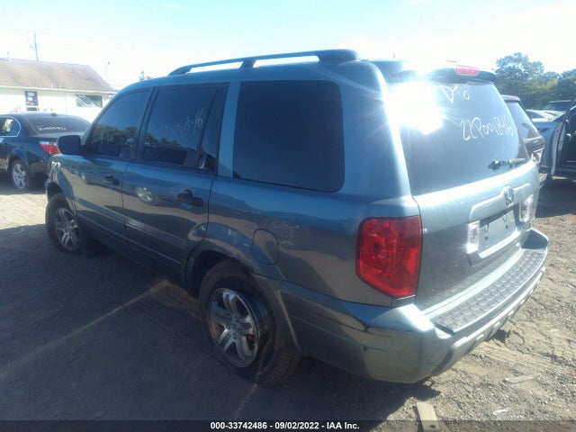 2005 HONDA PILOT EX-L WITH NAVI VIN: 2HKYF18785H547911