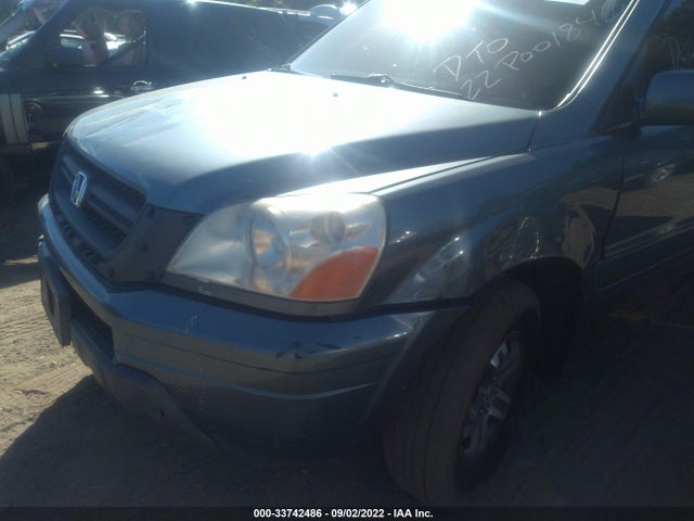 2005 HONDA PILOT EX-L WITH NAVI VIN: 2HKYF18785H547911