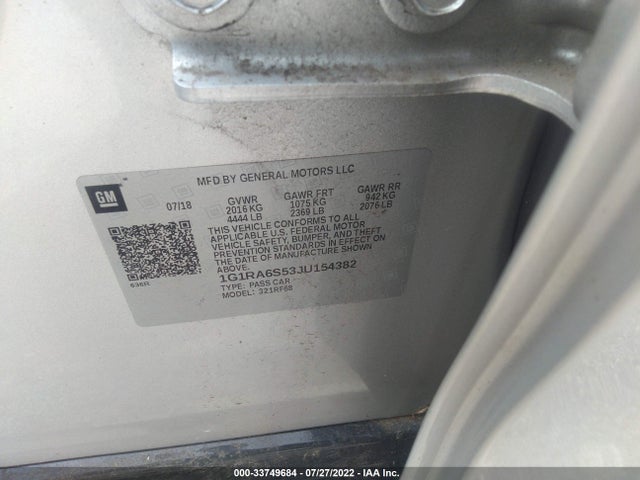Chevrolet VOLT LT 2018 1G1RA6S53JU154382 Image 10