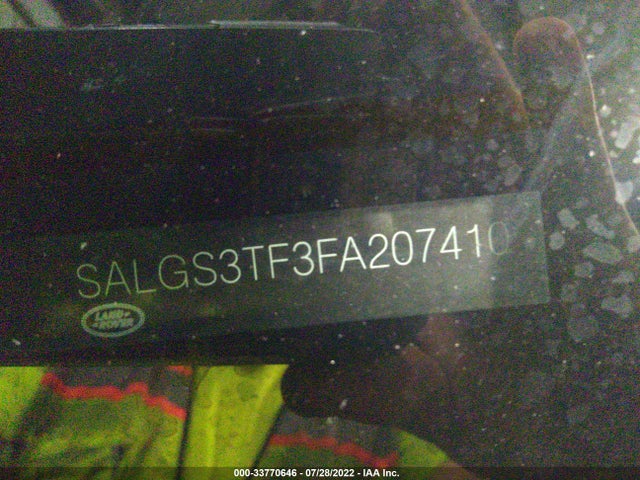 2015 Land Rover Range Rover, VIN: SALGS3TF3FA207410
