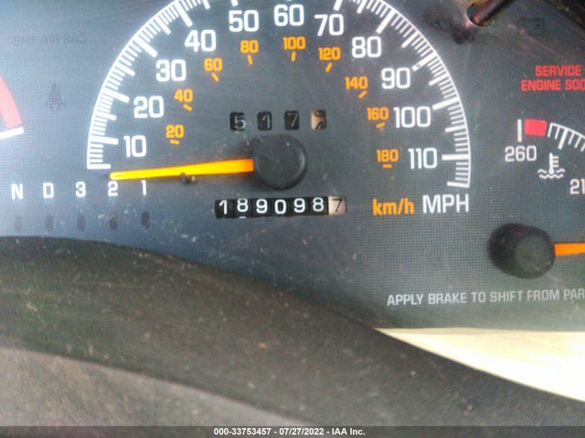 1999 PONTIAC GRAND PRIX GT VIN: 1G2WP52K9XF202686