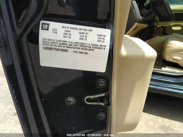 Cadillac CTS 2004 1G6DM577040138068 Image 10