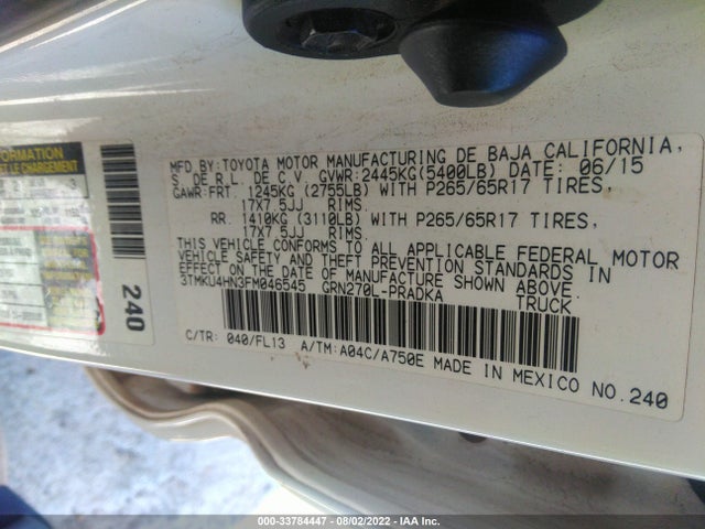 Toyota Tacoma Prerunner 2015 3TMKU4HN3FM046545 Image 10
