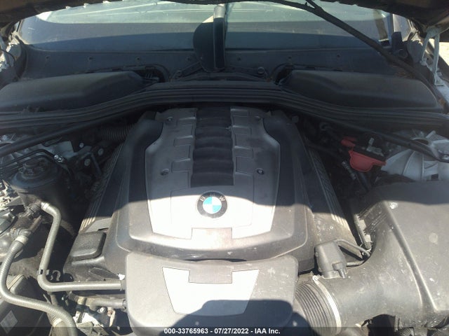 2009 BMW 5 SERIES 550I VIN: WBANW53589CT55452