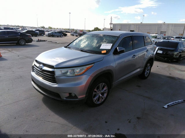 Toyota Highlander Le 2014 5TDZKRFH2ES022850 Image 2